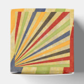 Funny Retro Grunge Rays + jouw idee Bedankdoosjes (Bovenkant)