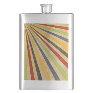 Funny Retro Grunge Rays + jouw idee Flacon