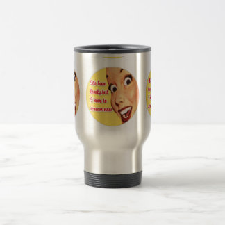 Funny Retro Houseechtgenote SCREAM Roestless Trave Reisbeker