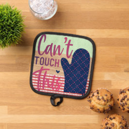 Funny Retro Kitchen Oven Mitt | Pannenlap