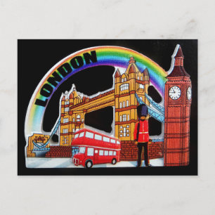 Funny Retro  London England Briefkaart