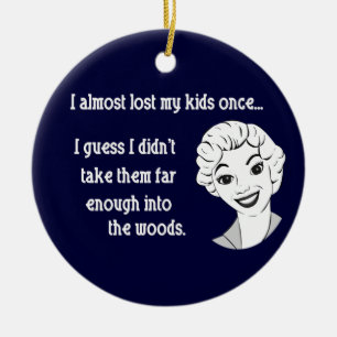Funny Retro Mam Ornament
