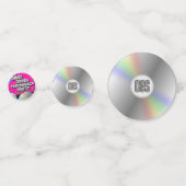 Funny Retro Music CD Y2K 2000s Party Confetti (Devant)