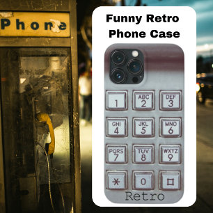 Funny Retro Payphone iPhone 13 Pro Max Hoesje