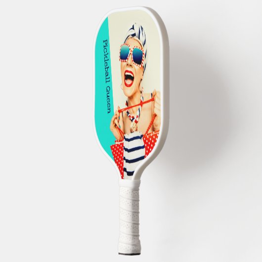 Funny Retro Pickleball Queen Dames Pickleball Paddle (Links)