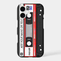 Funny Retro Red Music Cassettebandje Patroon