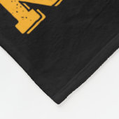 Funny Retro Runner Running Quote Gift - Make Pace  Fleece Deken (Hoek)