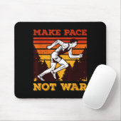 Funny Retro Runner Running Quote Gift - Make Pace Muismat (Met muis)