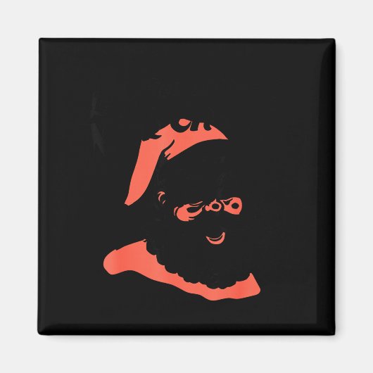 Funny Retro Santa Let's See Some Big Nick Energy C Magneet (Voorkant)