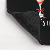 Funny Retro Santa's Little Helper Martini Merry Ch Muismat (Hoek)