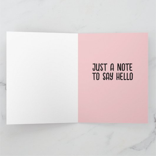 FUNNY RETRO VROUW FRIENDSCHAP HALLO KAARTEN (Binnen)