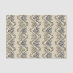 Funny Retro Wallpaper - zandblauw Tissuepapier