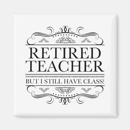 Funny Revermoeid leraar Magneet (Voorkant)