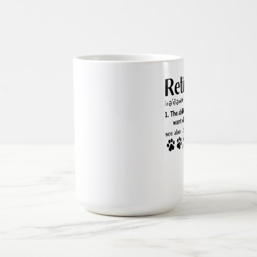 Funny Revermoeide definitiehond mama en Paw-liefhe Koffiemok (Center)