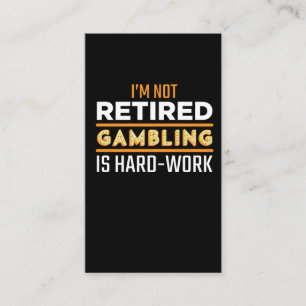 Funny Revermoeide Gambler Casino Slot Machine Play Visitekaartje