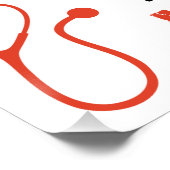 Funny Revermoese verpleegster Perfect Poster (Hoek)