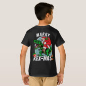 Funny REX-Max T-shirt enfant de Noël (Dos entier)