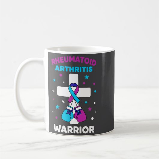 Funny Rheumatoid Warrior Arthritis Awareness Koffiemok (Links)