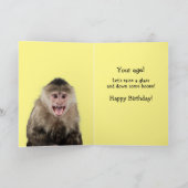 Funny Riddle for Old Age Birthday Greeting Kaart (Binnen)