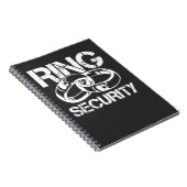 Funny Ring Security Marriage Ring Bearer Notitieboek (Rechterzijde)
