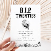Funny RIP Twenties 30th Birthday Invitation