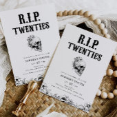 Funny RIP Twenties 30th Birthday Invitation