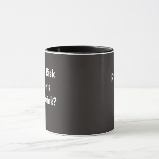 Funny Risk Manager Mok Risk Management Joke (Midden)