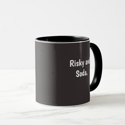 Funny Risk Manager Mok Risk Management Joke (Voorkant rechts)