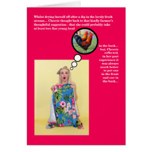 Funny Risqué Humour plaisanterie Carte Saint Valen