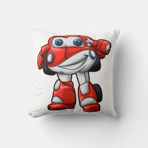 Funny Robot cartoon   - Kies een achterkleur Kussen