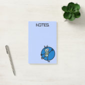 FUNNY ROBOT GRAPHIC BLUE POST-IT NOTEPAD POST-IT® NOTES (Kantoor)