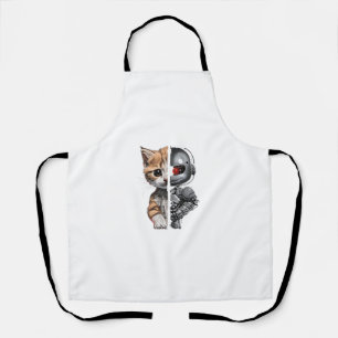 Funny Robotics Dierenvriend Cat Robots Graphic Eng Schort