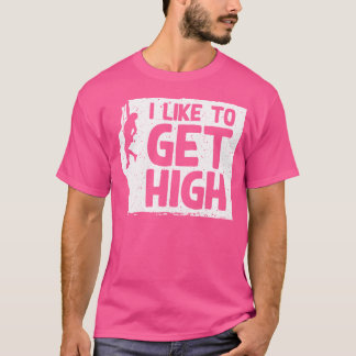Funny Rock klimmen voor vrouwen in de binnenlucht T-shirt