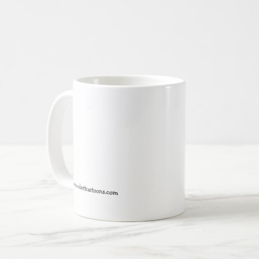 Funny Rocket Launch Humor Coffee Mok (Voorkant links)