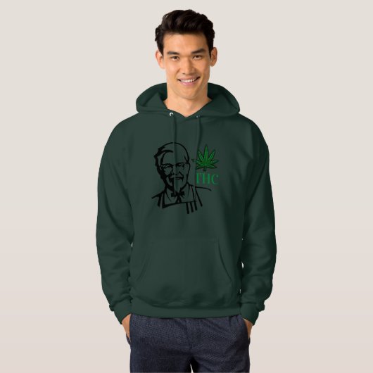 Funny Roking Weeds Leaf 3D Printing Pullovers (Voorkant volledig)