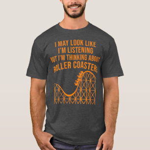 Funny Roller Onderzetter Gift Cute Amusement Park T-shirt