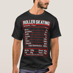 Funny Roller Skating Nutrition Feit Skater T-shirt