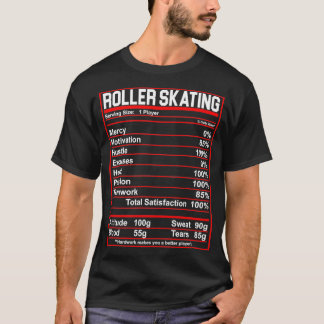 Funny Roller Skating Nutrition Feit Skater T-shirt