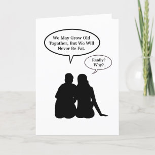 Funny Romantic Cooking Card voor paren Kaart