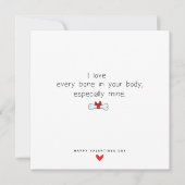 Funny Romantic Garçon Ami Valentines Carte de jour (Devant)