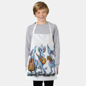 Funny Romantic Mouse Band - Cartoon Animal Drawing Schort (Gedragen)