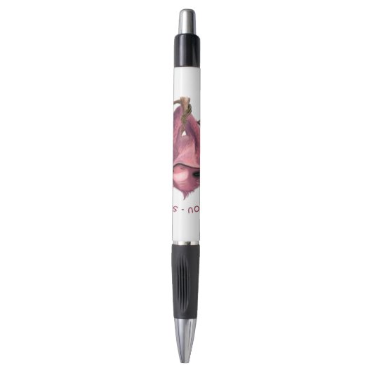Funny Romantic Sloth Smile Pen (Voorkant Verticaal)