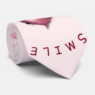 Funny Romantic Sloth - Smile - Voeg Jouw tekst toe Stropdas