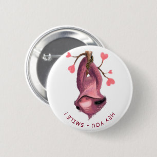 Funny Romantic Smile Button