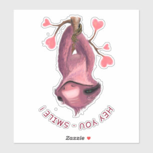 Funny Romantic Smile Sticker