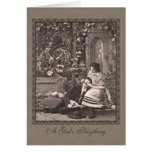 Funny Romantic Victoriaans Man met Mustache