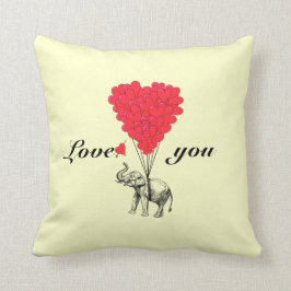 Funny romantische olifant Valentijns Kussen