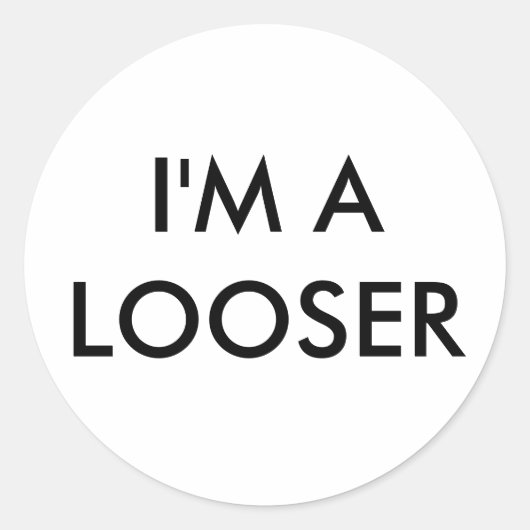 FUNNY RONDE STICKER (Voorkant)