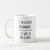 Funny Roommate Gift Coffee Mok (Links)