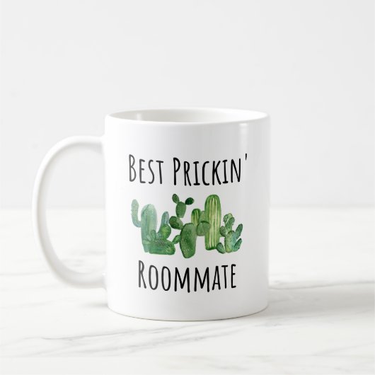 Funny Roommate Roomie Gift Idea Mok Coffee Cup (Links)